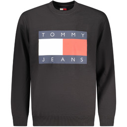 TOMMY HILFIGER MĘSKA CZARNA BLUZA Z ROZPIĘCIEM