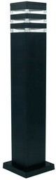 Słupek, lampa ogrodowa E27 60cm czarna