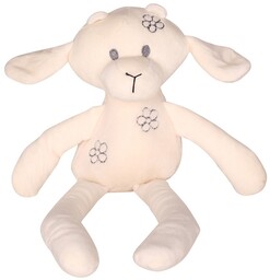 Pluszowa owca Brzuch 35 cm, biały