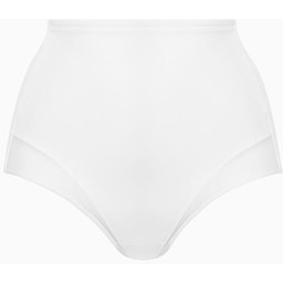 Figi damskie modelujące z wysokim stanem białe New