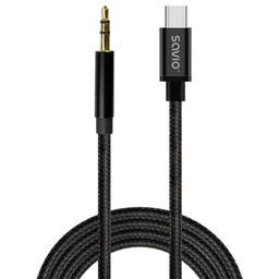 SAVIO Kabel USB-C - Jack 3.5 mm CL-187