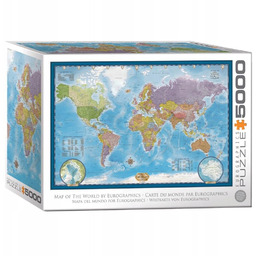 Puzzle 5000 World Map 8520-5890
