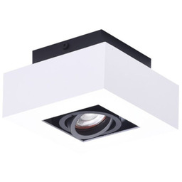 Lampa natynkowa NIKEA 1 GU10 Biała/Czarna - AZzardo