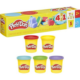 PLAY-DOH Ciastolina Zestaw 5 kolorowych tub G18605L0