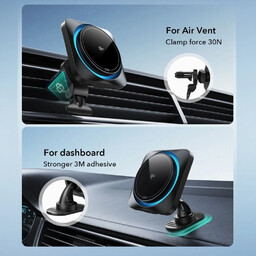 Uchwyt ładowarka samochodowa ESR HaloLock Qi2 Wireless