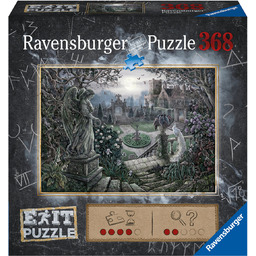 Ravensburger, puzzle, Exit, Północ w ogrodzie, 368 el.