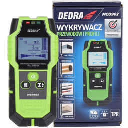 Wykrywacz metali Detektor Wykrywacz przewodów Drewna Baterie Dedra