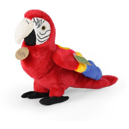 Pluszowa papuga Ara czerwona 24 cm Rappa 195028