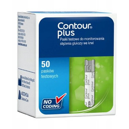 PASKI CONTOUR PLUS 50 pasków DO POMIARU GLUKOZY