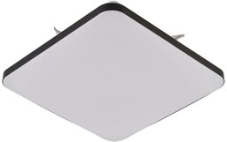 Plafon kwadratowy Babilon mały czarny 4000k LP-335/1C S