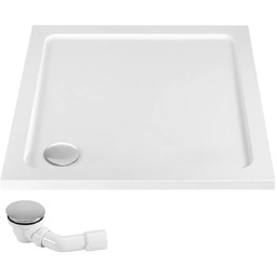 Rea Brodzik prysznicowy akrylowy Rea Savoy biały 90x90