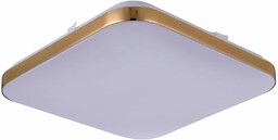 Plafon kwadratowy Babilon mały złoty 4000k LP-335/1C S