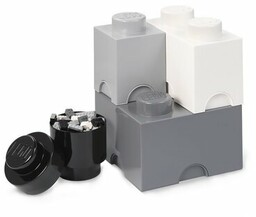 LEGO Zestaw pojemników na klocek Multi-Pack 4w1 Wielokolorowy