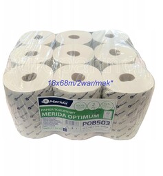 Papier toaletowy Merida OPTIMUM 68mb 18szt. POB503