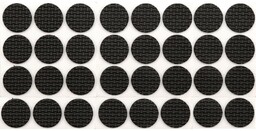 Vorel Podkładki z pianki 18mm czarne 32szt. 74885