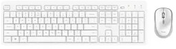 Trust Ody II Biały Zestaw mysz i klawiatura