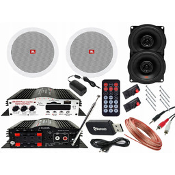 Głośniki Sufitowe Jbl Amplituner Bluetooth Radio