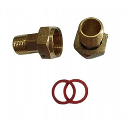 Śrubunek wodomierza 5/4" dn32 mosiężny łącznik śrubunki wodomierzowe