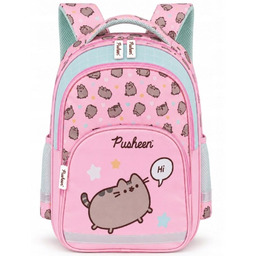 Plecak szkolny Pusheen St. Majewski 3 komorowy Różowy