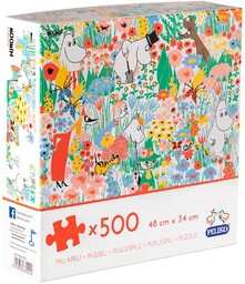 Puzzle MUMINKI 500 el. MOOMIN PELIKO DOLINA Muminków
