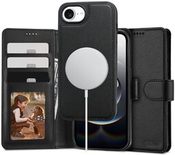 TECH-PROTECT WALLET MAGSAFE IPHONE 16E MATTE BLACK