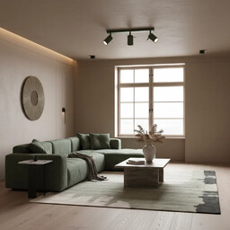 Plafon RING 3L zielony oliwkowy SL.1502 - Sollux