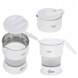 Składany Czajnik Elektryczny Turystyczny 0,6L Podróżny Silikonowy