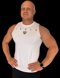 Tank top bezrękawnik biały Furia