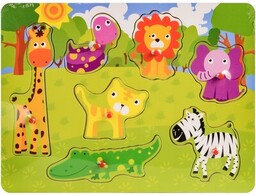 DAFFI Puzzle Safari D-110 (7 elementów)