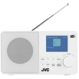 JVC Radio RA-E611W Przenośne Biały