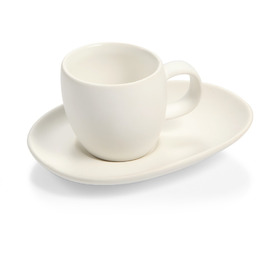 Filiżanka do espresso FANCY HOME Stone, ze spodkiem