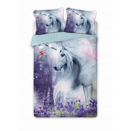 Pościel ekskluzywna perkal 160x200 jednorożec