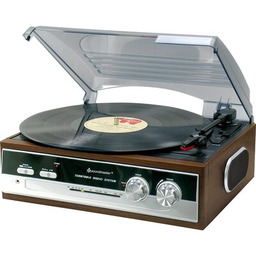 SOUNDMASTER Gramofon PL186H Brązowy