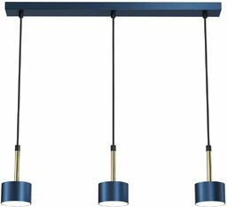 Lampa nad stół wisząca nowoczesna ARENA BLUE-GOLD 3xGX53