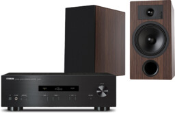 Yamaha A-S201 (czarny) + Tesi 3 (mokka)