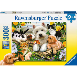 Ravensburger, puzzle, XXL, Przyjaciele zwierząt, 300 el.