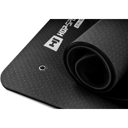 Hop-Sport, Mata fitness TPE z otworami, 0,8cm, czarny
