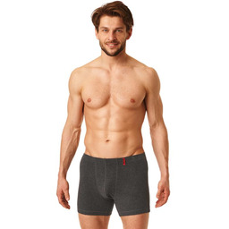 Ciepłe bokserki męskie bawełniane Key Hot Touch