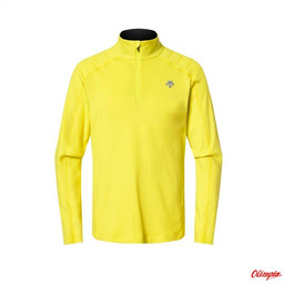 Descente Golf męski T-Neck - Yellow