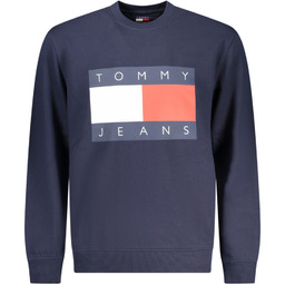 TOMMY HILFIGER MĘSKA NIEBIESKA BLUZA Z ROZPIĘCIEM