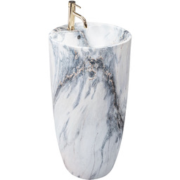 Rea Umywalka Ceramiczna Wolnostojąca Anya Granit mat