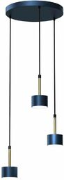Lampa nad stół wisząca nowoczesna ARENA BLUE-GOLD 3xGX53