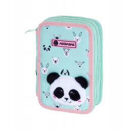 Piórnik Potrójny Z Wyposaż Teddy Panda AC31 Astra