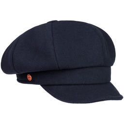 Women s Newsboy Cap by Mayser, ciemnoniebieski, cm