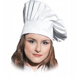 - Wysoka czapka kucharska z serii Chefs Kitchen,