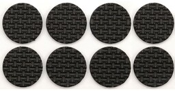 Vorel Podkładki z pianki 38mm czarne 8szt. 74887