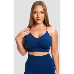 GymBeam Biustonosz sportowy Sculpt Seamless Navy