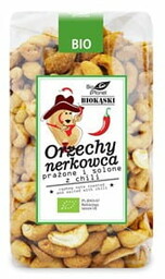 ORZECHY NERKOWCA PRAŻONE I SOLONE Z CHILI BIO