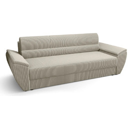 Elior Beżowa rozkładana sofa z funkcją spania L4-B42