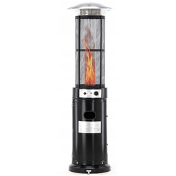 Gazowy promiennik tarasowy z regulatorem i pokrowcem ochronnym